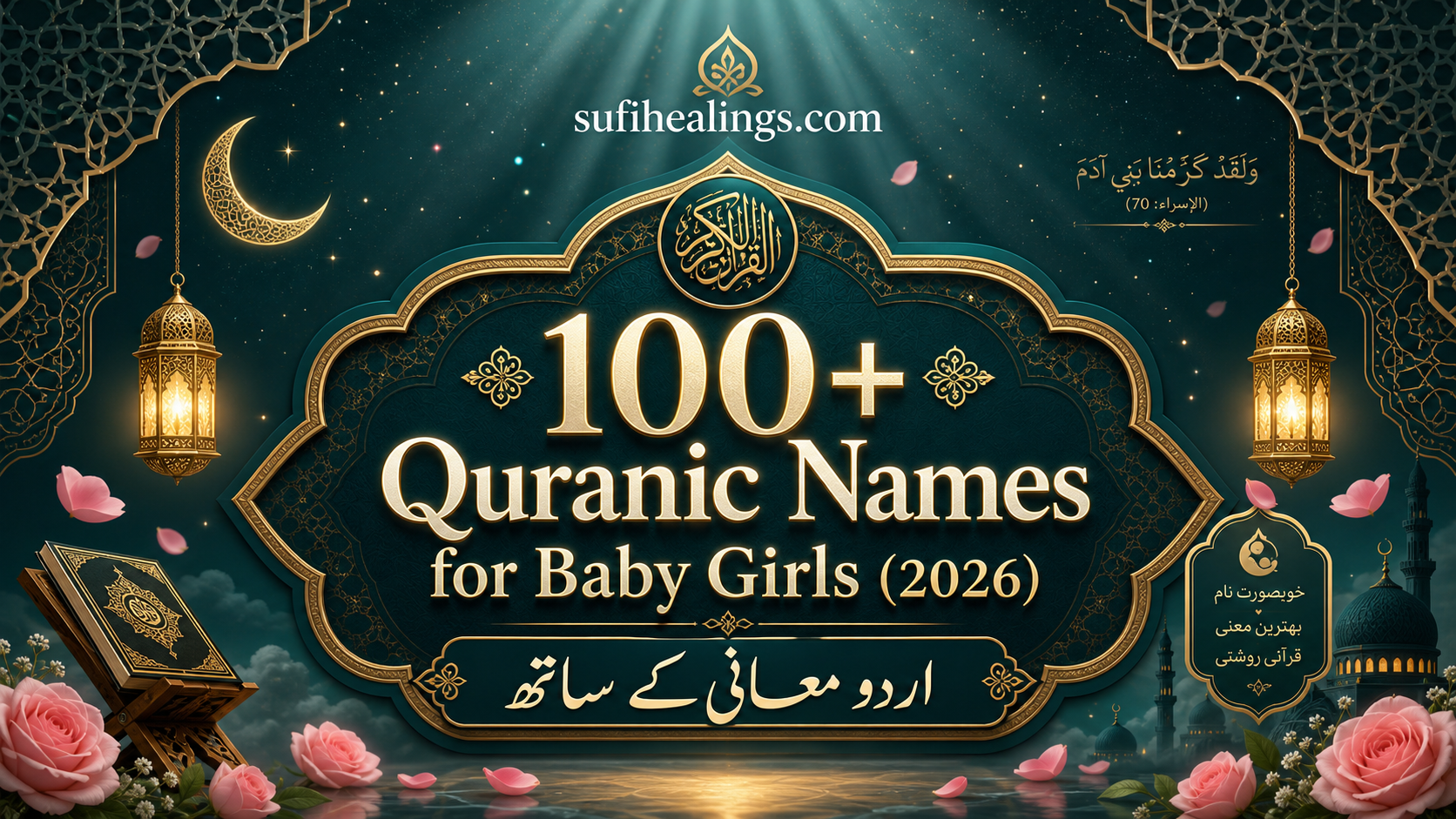 100+ Quranic Names for Baby Girls (2026) – Urdu Meanings